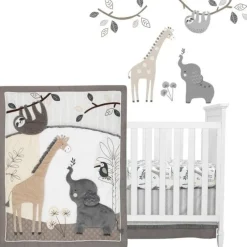 Lambs & Ivy 4-piece Crib Bedding Set