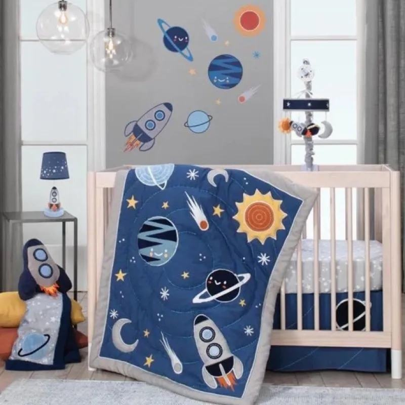 Lambs & Ivy 4-piece Crib Bedding Set