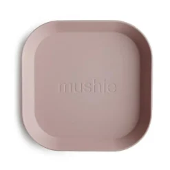 Mushie Plate Set Square - 2 Pack