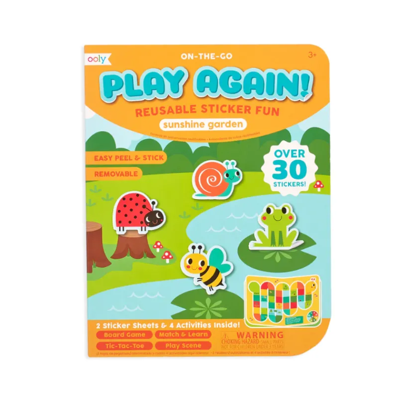 ooly Play Again! Reusable Sticker Activity Book