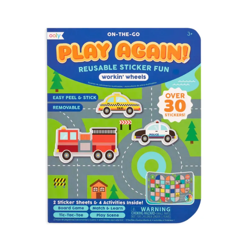 ooly Play Again! Reusable Sticker Activity Book