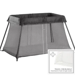 BabyBjorn Play Yard Light Bundle With Fitted Sheet