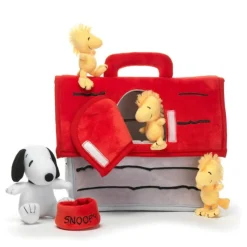 Lambs & Ivy Plush - Classic Snoopy Interactive Dog House Set