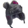 CaliKids Pom Trapper Hat - Grey