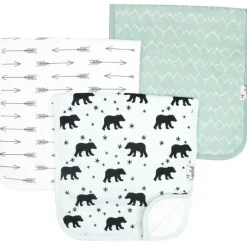 Copper Pearl Premium Burp Cloths - 3 Pack