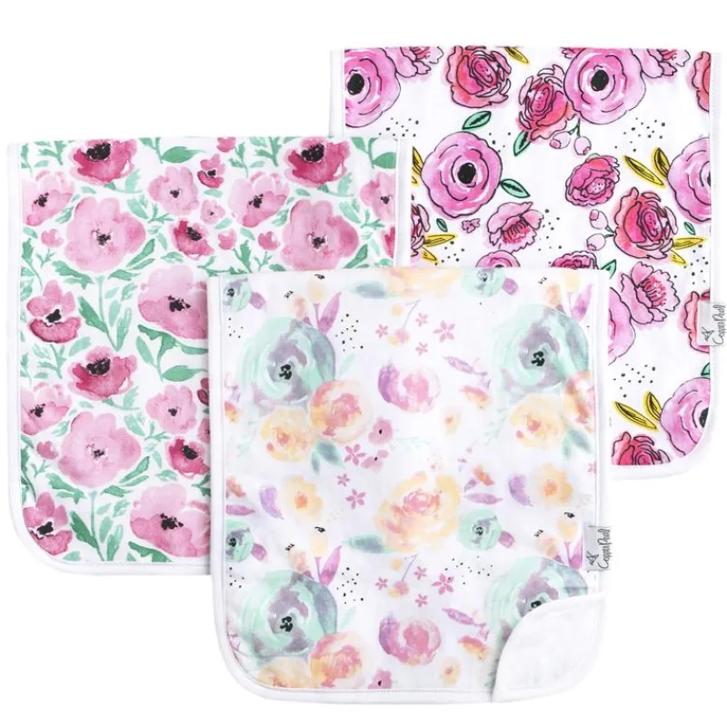 Copper Pearl Premium Burp Cloths - 3 Pack
