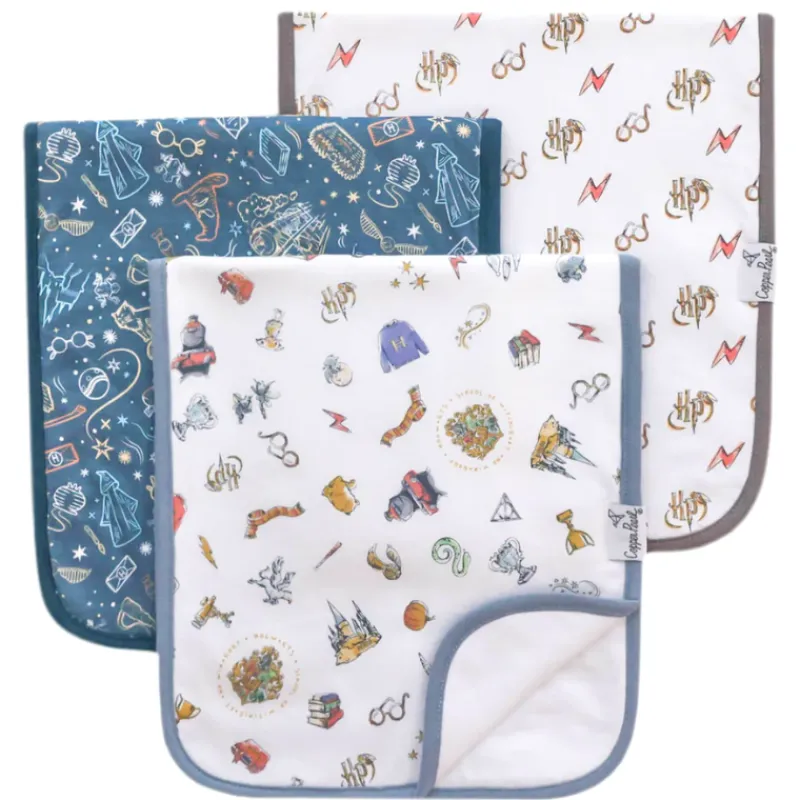 Copper Pearl Premium Burp Cloths - 3 Pack