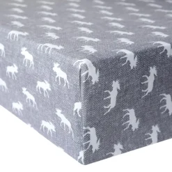 Copper Pearl Premium Knit Fitted Crib Sheets