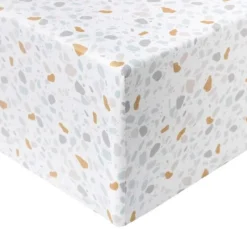 Copper Pearl Premium Knit Fitted Crib Sheets