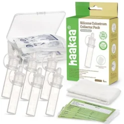 Haakaa Pre-Sterilized Silicone Colostrum Collector Set 4ml - 6 Pack