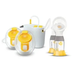 Medela Pump in Style with Hands-Free Double Electric Breast Pump Bundle