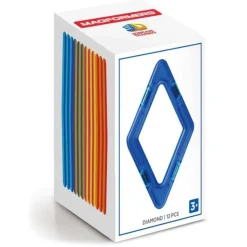 Magformers Rainbow Magnetic Shapes - 12 Pieces