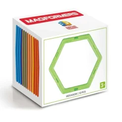 Magformers Rainbow Magnetic Shapes - 12 Pieces