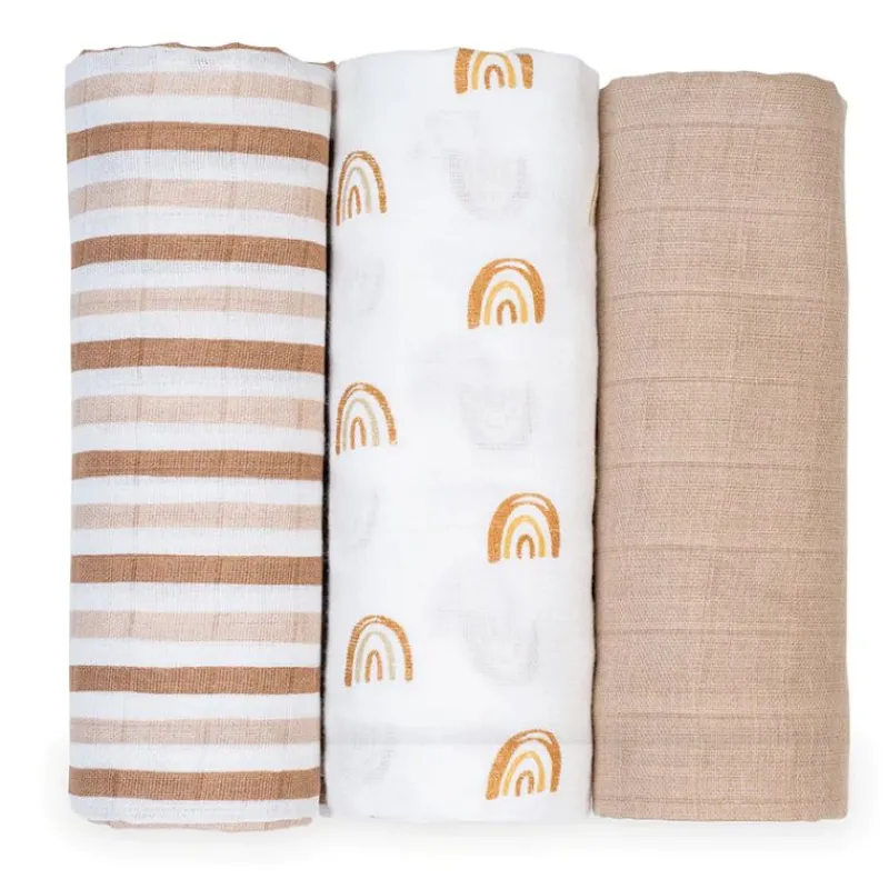Lulujo Receiving Blanket- 3 Pack