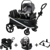 Bob Renegade Wagon + Willow S Infant Car Seat Bundle