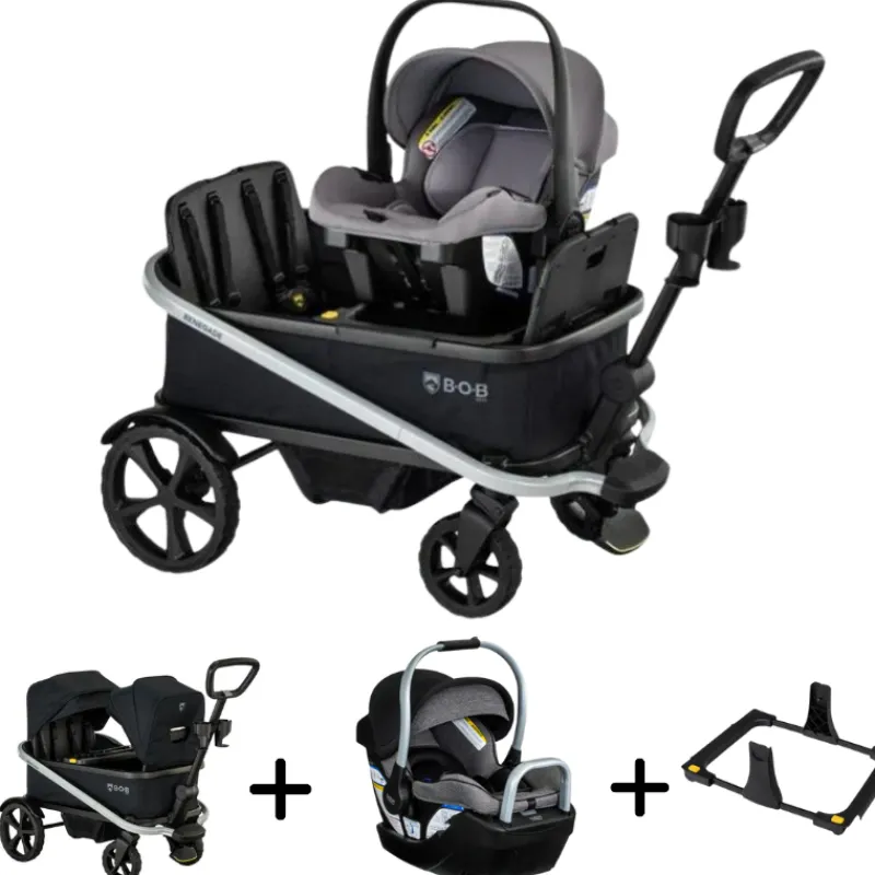 Bob Renegade Wagon + Willow SC Infant Car Seat Bundle