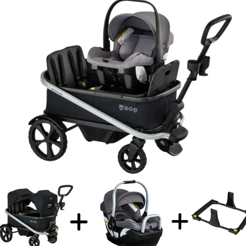 Bob Renegade Wagon + Willow SC Infant Car Seat Bundle