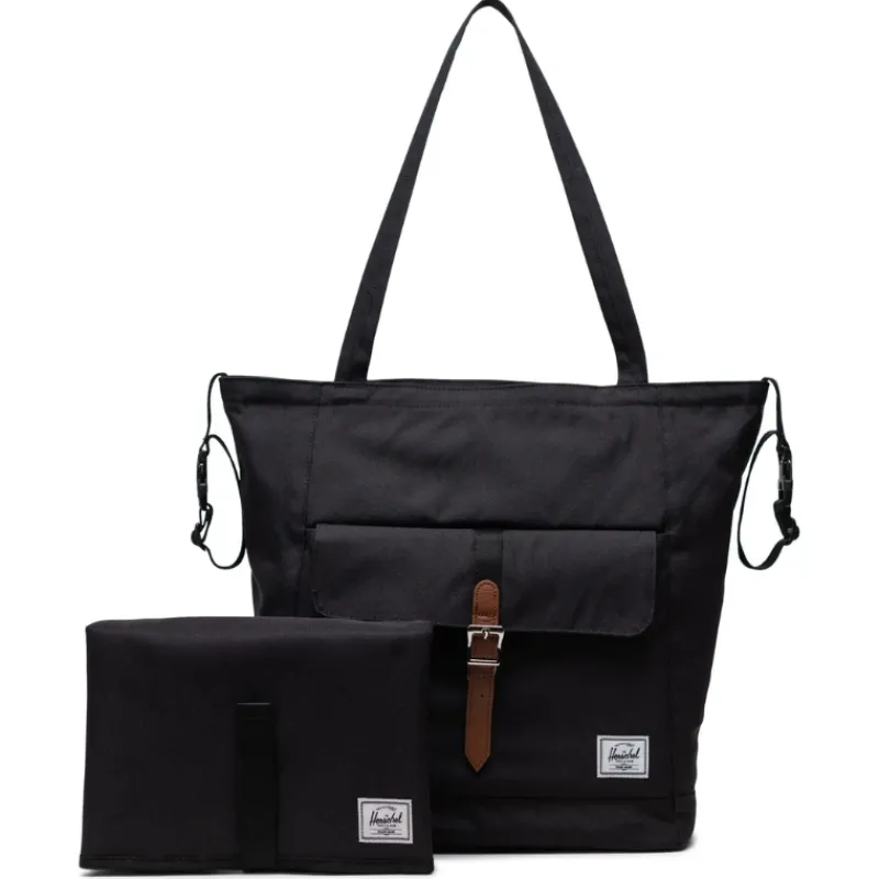 Herschel Retreat Tote Diaper Bag - Black