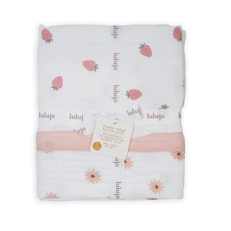 Lulujo Reversible Muslin Blanket