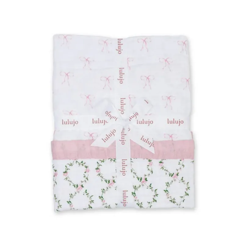 Lulujo Reversible Muslin Blanket