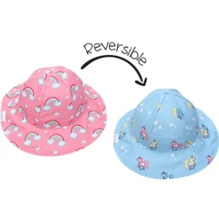 FlapJackKids Reversible Patterned Sun Hat
