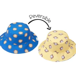 FlapJackKids Reversible Patterned Sun Hat