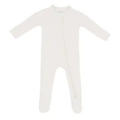 Kyte Baby Ribbed Bamboo Zipper Footie
