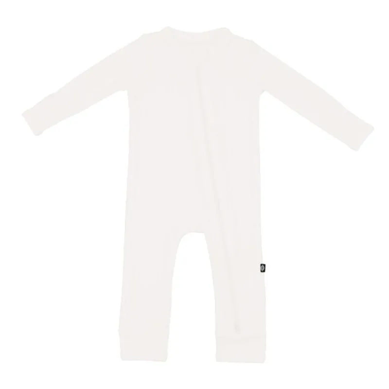Kyte Baby Ribbed Bamboo Zippered Romper