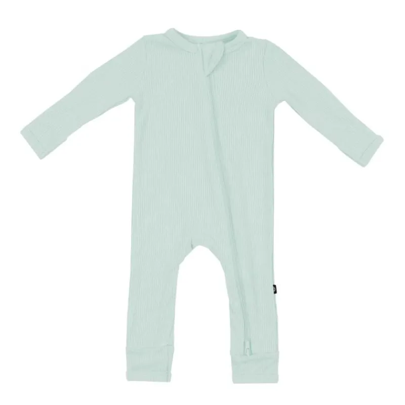 Kyte Baby Ribbed Bamboo Zippered Romper