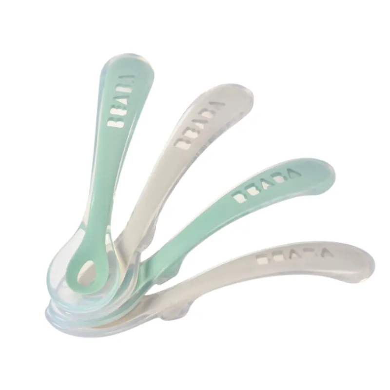 Beaba Second Stage Silicone Spoons - 4 Pack