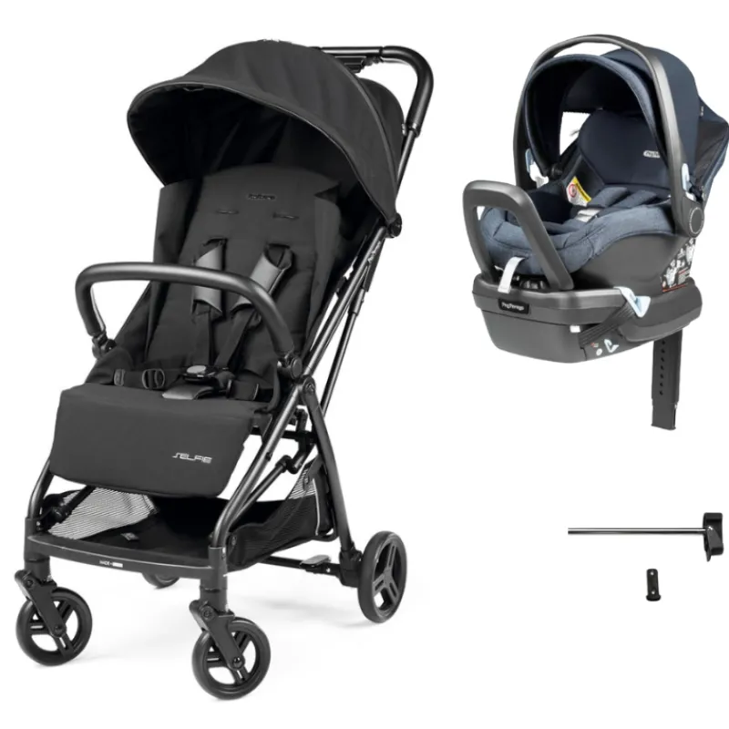 Peg Perego Selfie Stroller + 4-35 Infant Seat Travel System