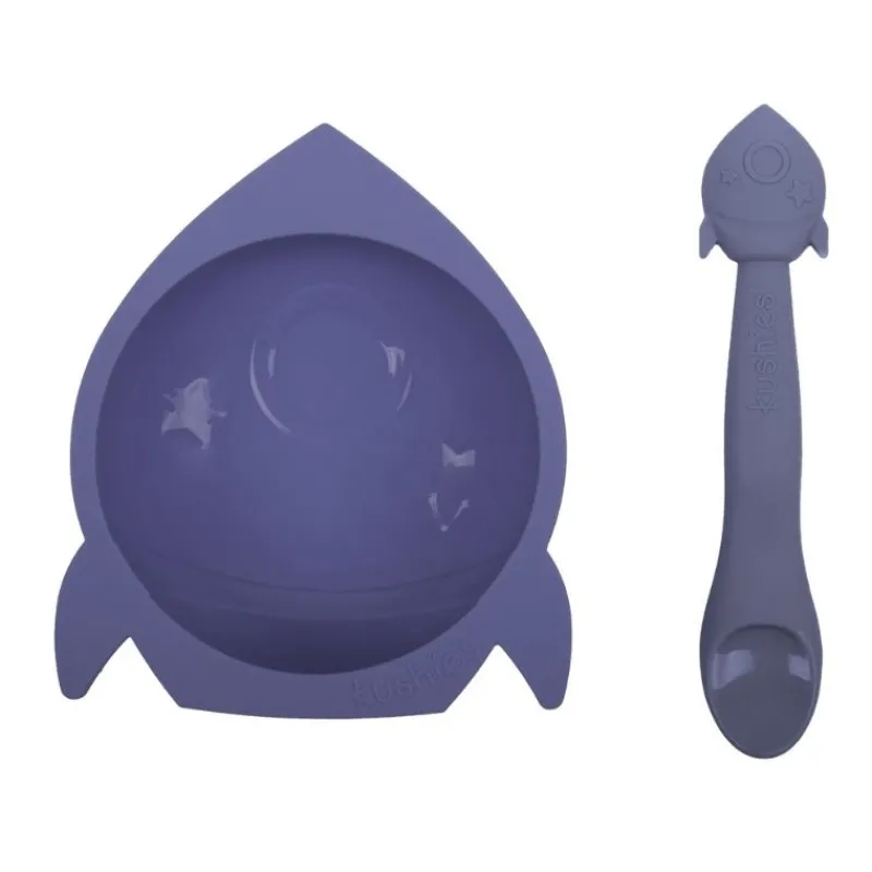 Kushies Silibowl and Spoon Set