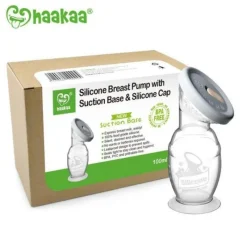 Haakaa Silicone Breast Pump w/ Suction Base & Silicone Cap - 150ml