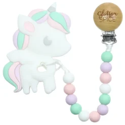 Glitter and Spice Silicone Teether