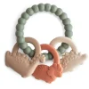 Mushie Silicone Teething Ring