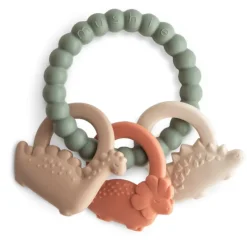 Mushie Silicone Teething Ring