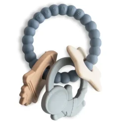 Mushie Silicone Teething Ring