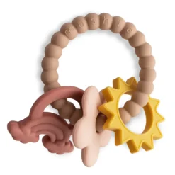Mushie Silicone Teething Ring