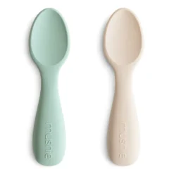 Mushie Silicone Toddler Starter Spoons 2-Pack