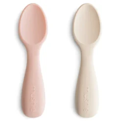 Mushie Silicone Toddler Starter Spoons 2-Pack