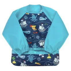 Green Sprouts Snap + Go Easy-Wear Long Sleeve Bibs
