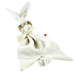 Cosy Care Soothing Bunny Teething Ring & Burp Cloth