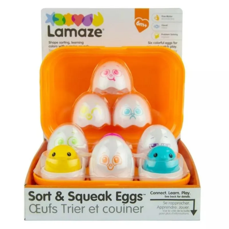 Lamaze Sort & Squeak Eggs