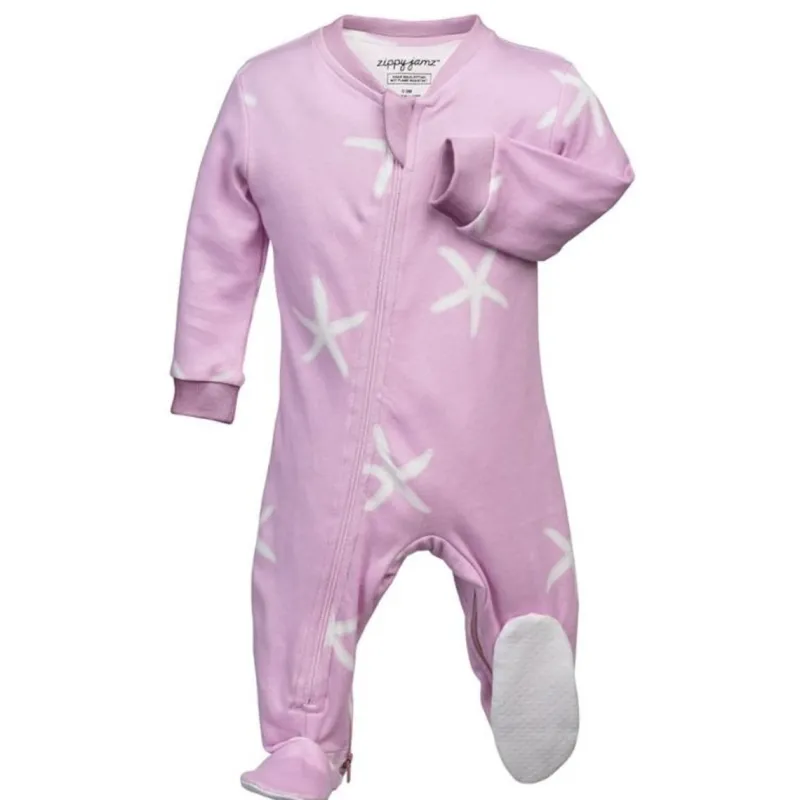 ZippyJamz Spring/Summer Organic Footed Sleepers