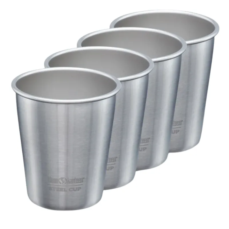 Klean Kanteen Stainless Steel 10oz Cup - 4 Pack