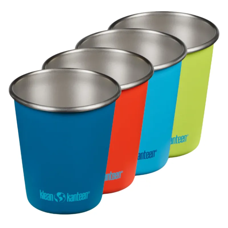 Klean Kanteen Stainless Steel 10oz Cup - 4 Pack