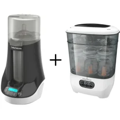 Baby Brezza Sterilizer Dryer Advanced & Bottle and Breastmilk Warmer Bundle