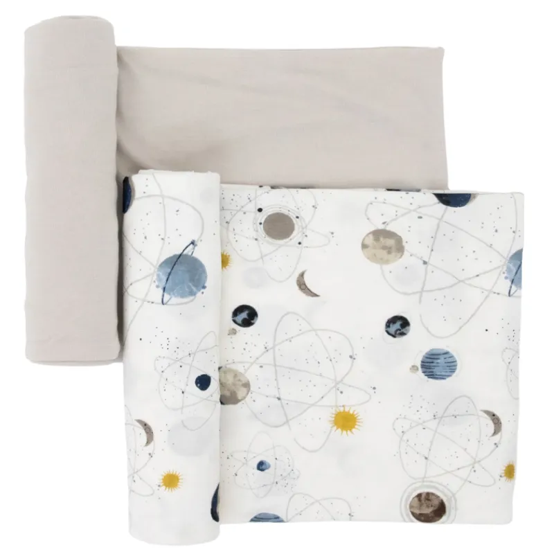 Little Unicorn Stretch Knit Swaddle Blanket - 2 Pack