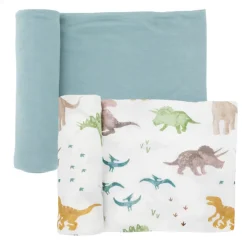Little Unicorn Stretch Knit Swaddle Blanket - 2 Pack