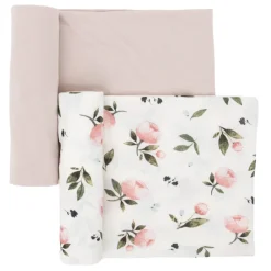 Little Unicorn Stretch Knit Swaddle Blanket - 2 Pack